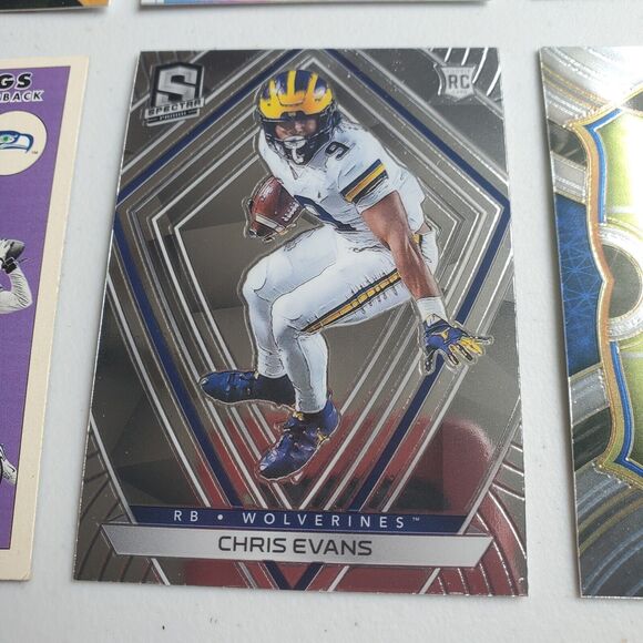 Football Cards Lot Of 12 NM 2019 2020 2021 Panini 2000 Fleer w Refractors & RC - Picture 7 of 13